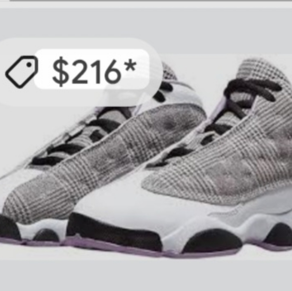 Jordan 13Retro Houndstooth Size 5.5 Color Grey/Purple - Picture 14 of 14